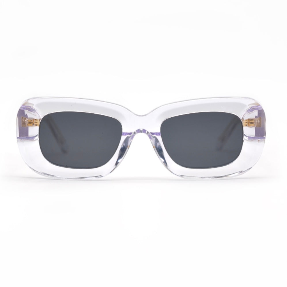 clear acetate sunglasses unisex